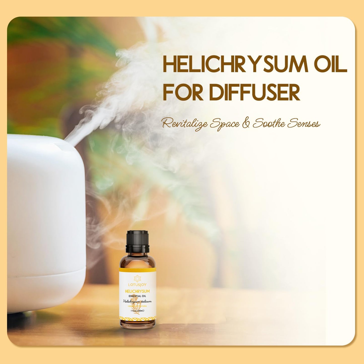 LOTUSJOY Helichrysum Essential Oil, for Bruising, Skin, 1 Oz