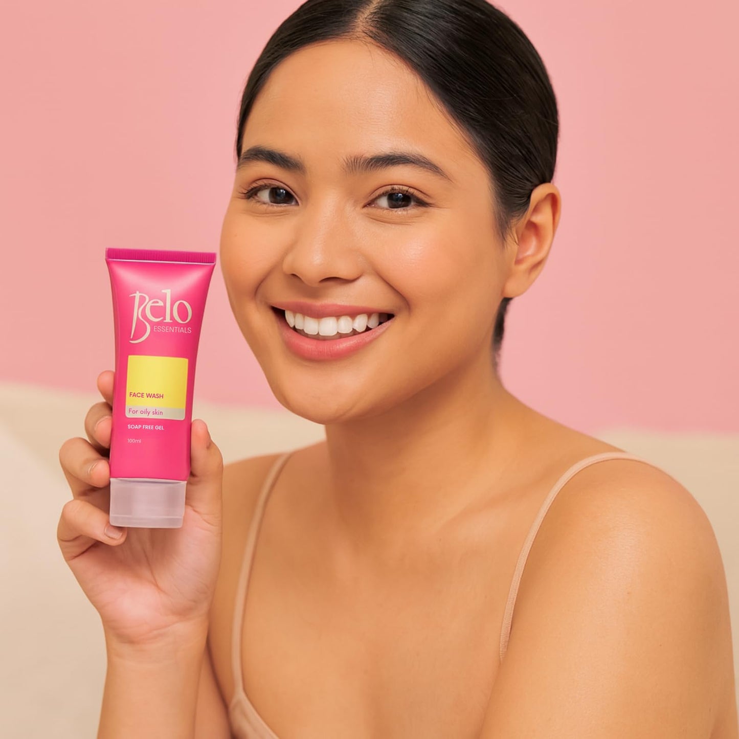 Belo Essentials Pore Refining Oil Control Gentle Foaming Facial Cleanser Gel Formula Daily Skincare Wash - 100 ml