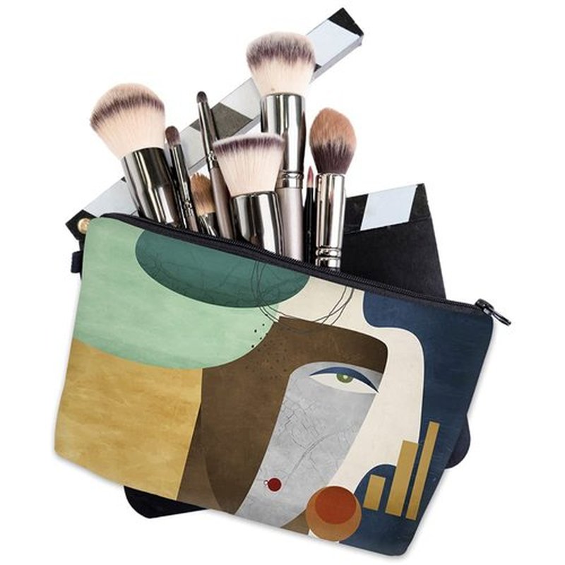 LOOMILOO Cosmetic Bag for Women, Adorable Roomy Makeup Bags Travel Water Resistant Toiletry Bag Accessories Organizer (L2-55402)