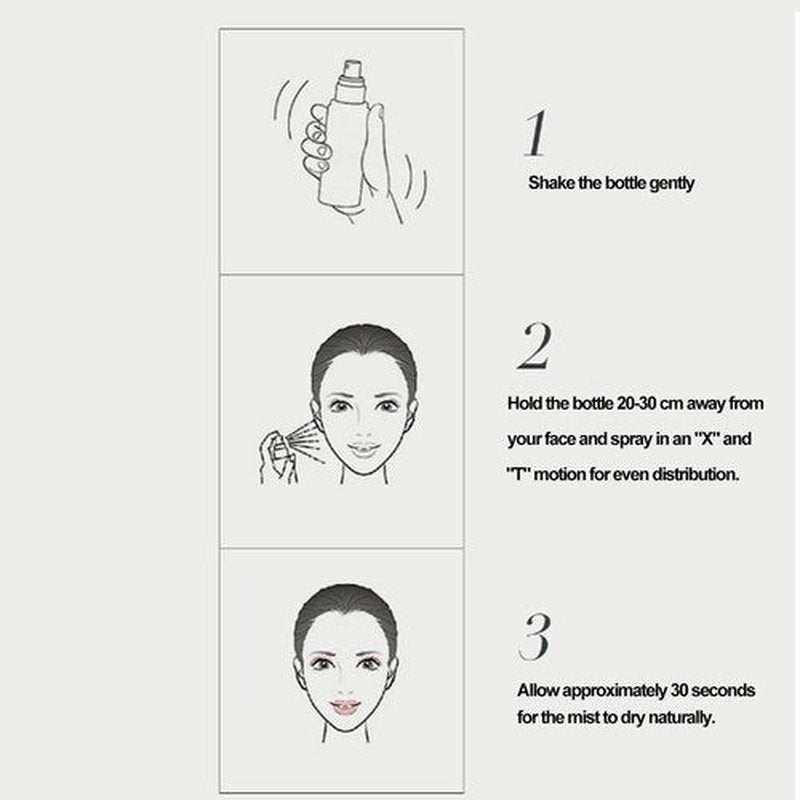 Long Lasting Hydrating Makeup Setting Spray, Long Lasting Makeup Setting Spray, Makeup Setting Spray for Face, Setting Spray For Makeup Long Lasting for All-Day Makeup Perfection (White, 1)