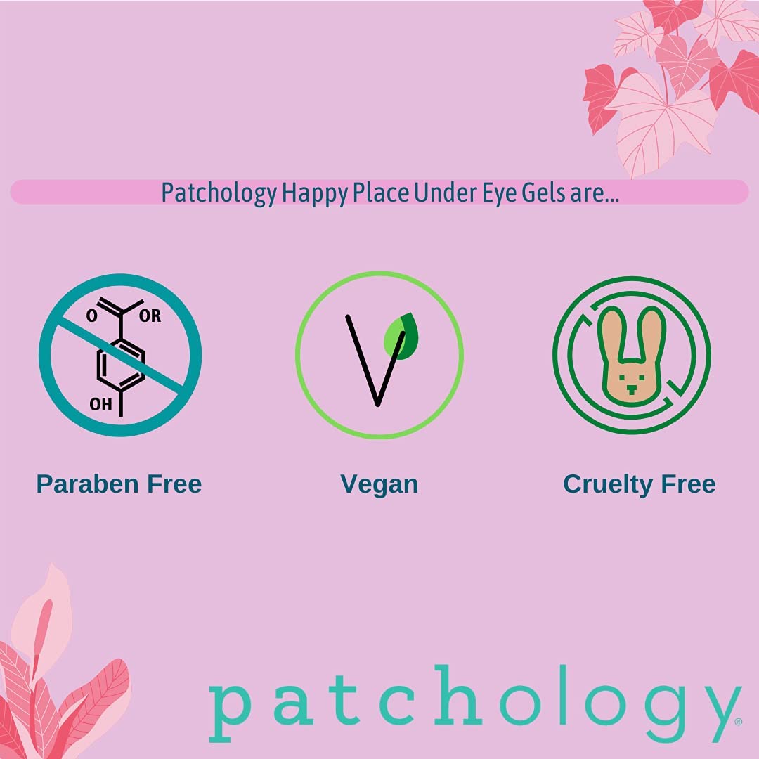 Patchology Happy Place Eye Patches for Puffy Eyes & Dark Circles | 5pk