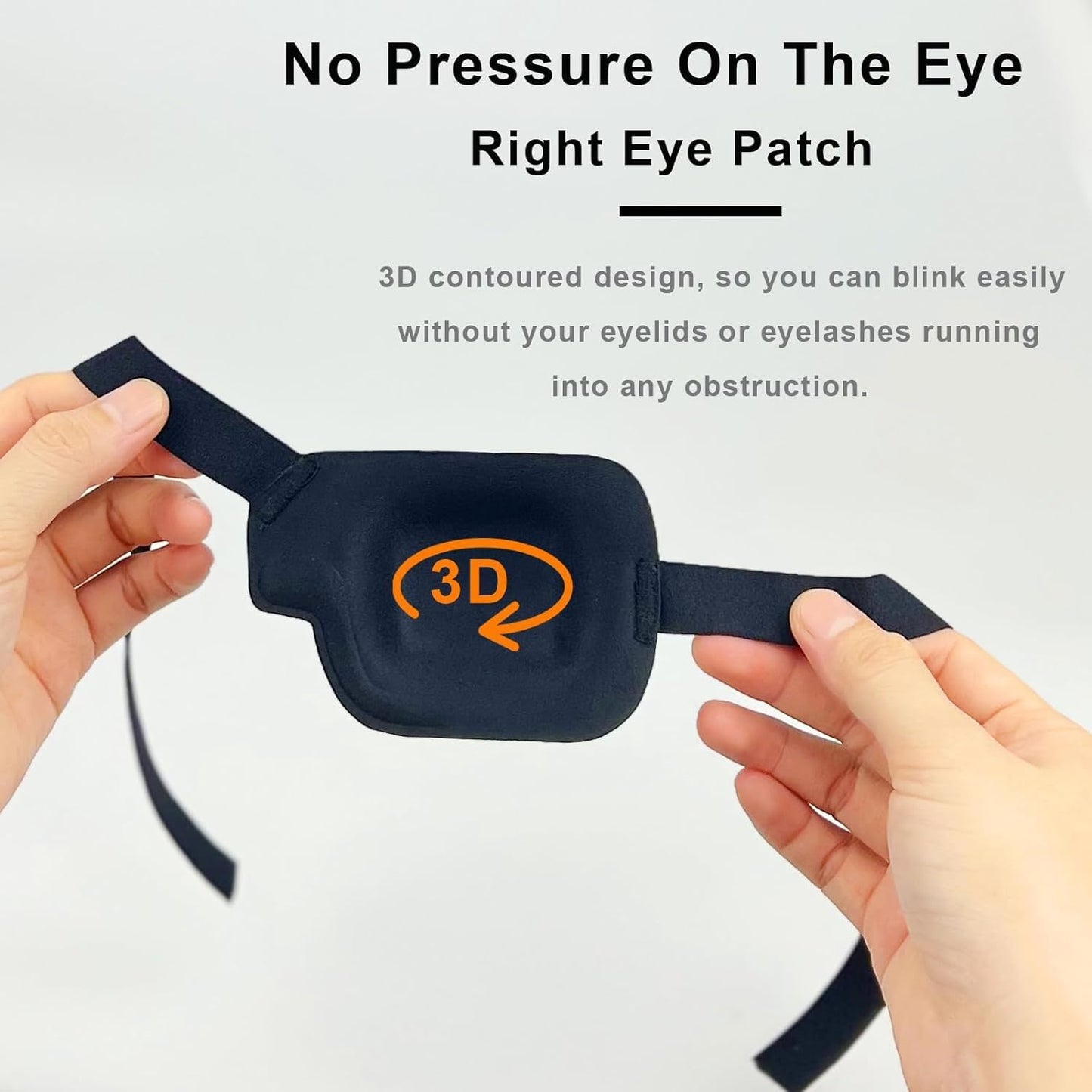 THSIREE 3D Eye Patch, Medical Eye Patches for Adults Kids, 3D Amblyopia Lazy Eye Patches for Right Eye