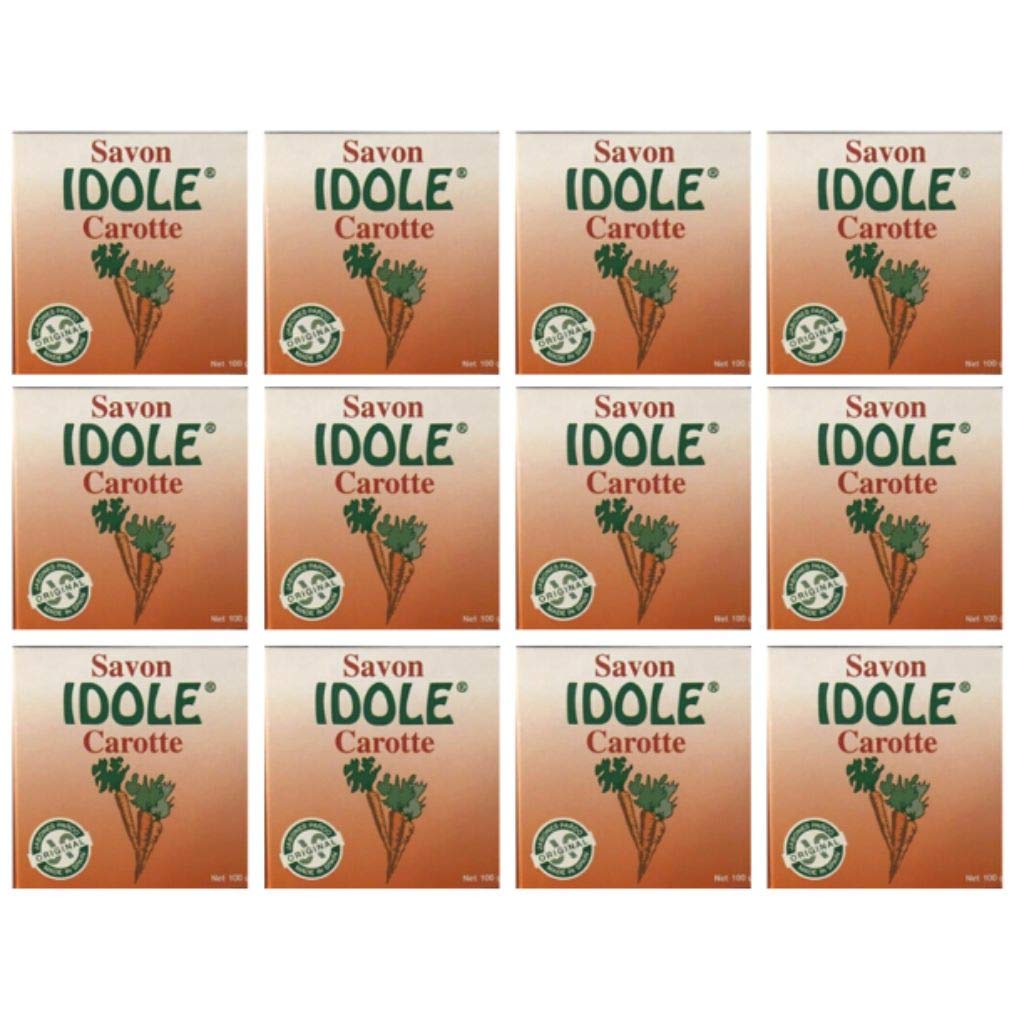 Idole Carrot Soap ORIGINAL MADE IN SPAIN 100g (Pack of 12)