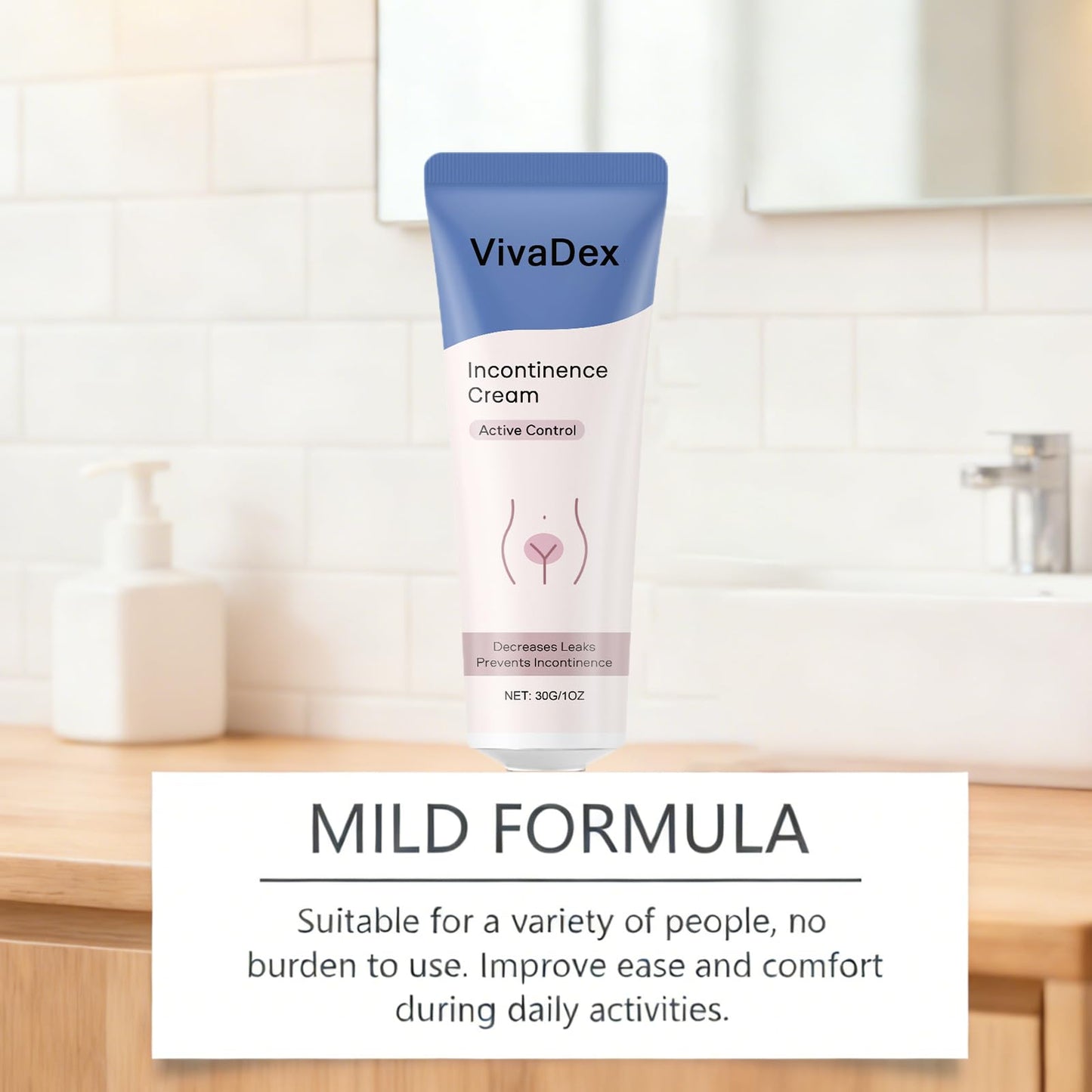 1PCSVivaDex Incontinence Cream for Women,VivaDex Cream With Natural Formula,Relieves Discomfort (1PCSA)