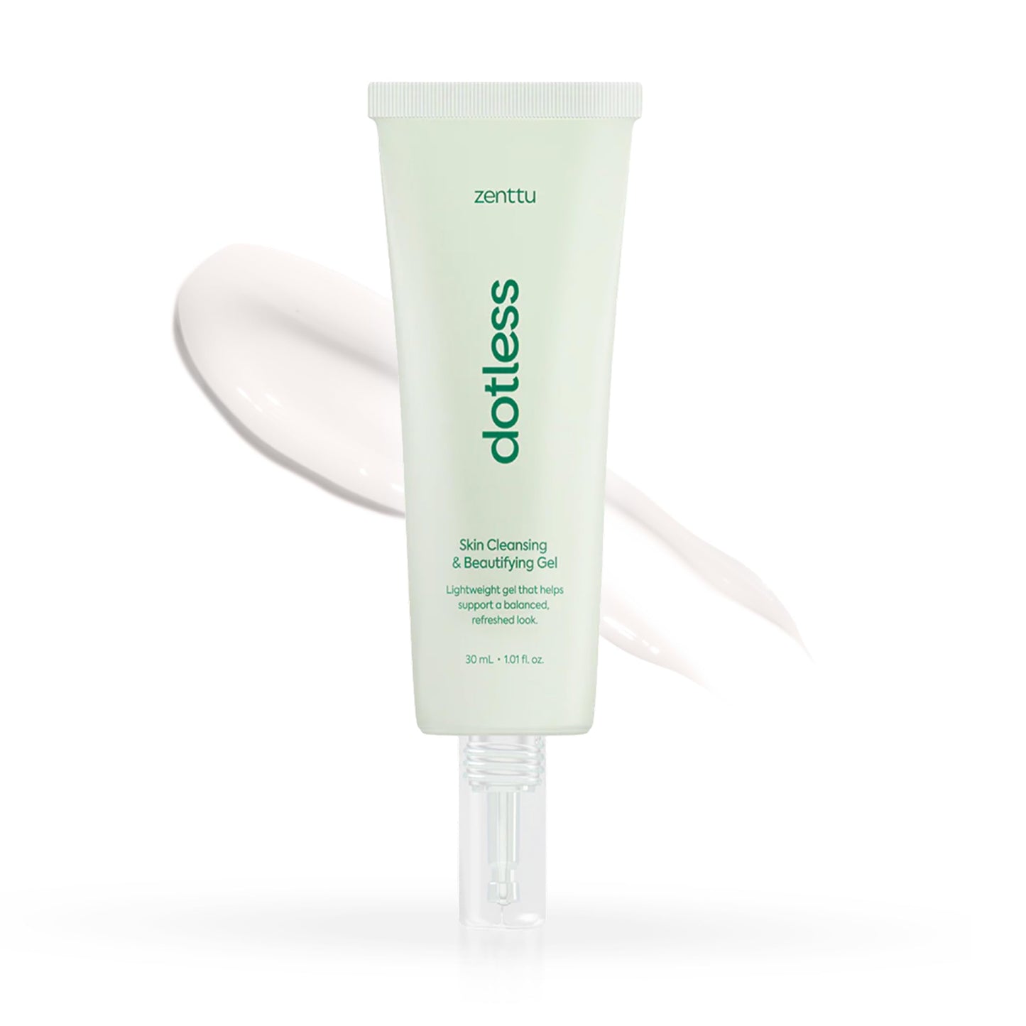 Zenttu Dotless Acne Treatment for Face, Calms Visible Redness, Whiteheads, & Pores, Spot Gel for Oily & Acne-Prone Skin, korean acne treatment, Prevents New Pimples | 1.01 fl oz