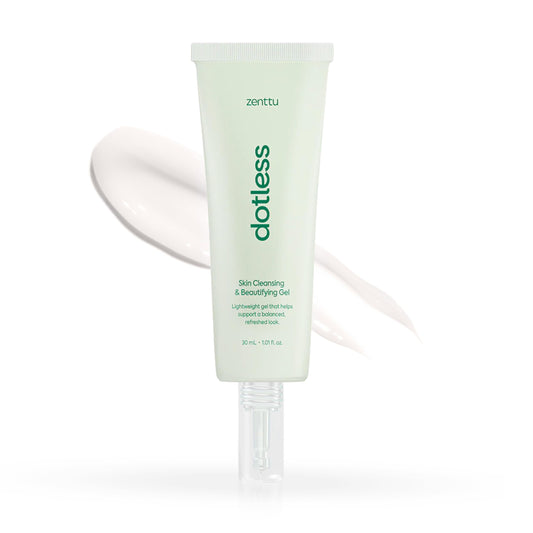 Zenttu Dotless Acne Treatment for Face, Calms Visible Redness, Whiteheads, & Pores, Spot Gel for Oily & Acne-Prone Skin, korean acne treatment, Prevents New Pimples | 1.01 fl oz