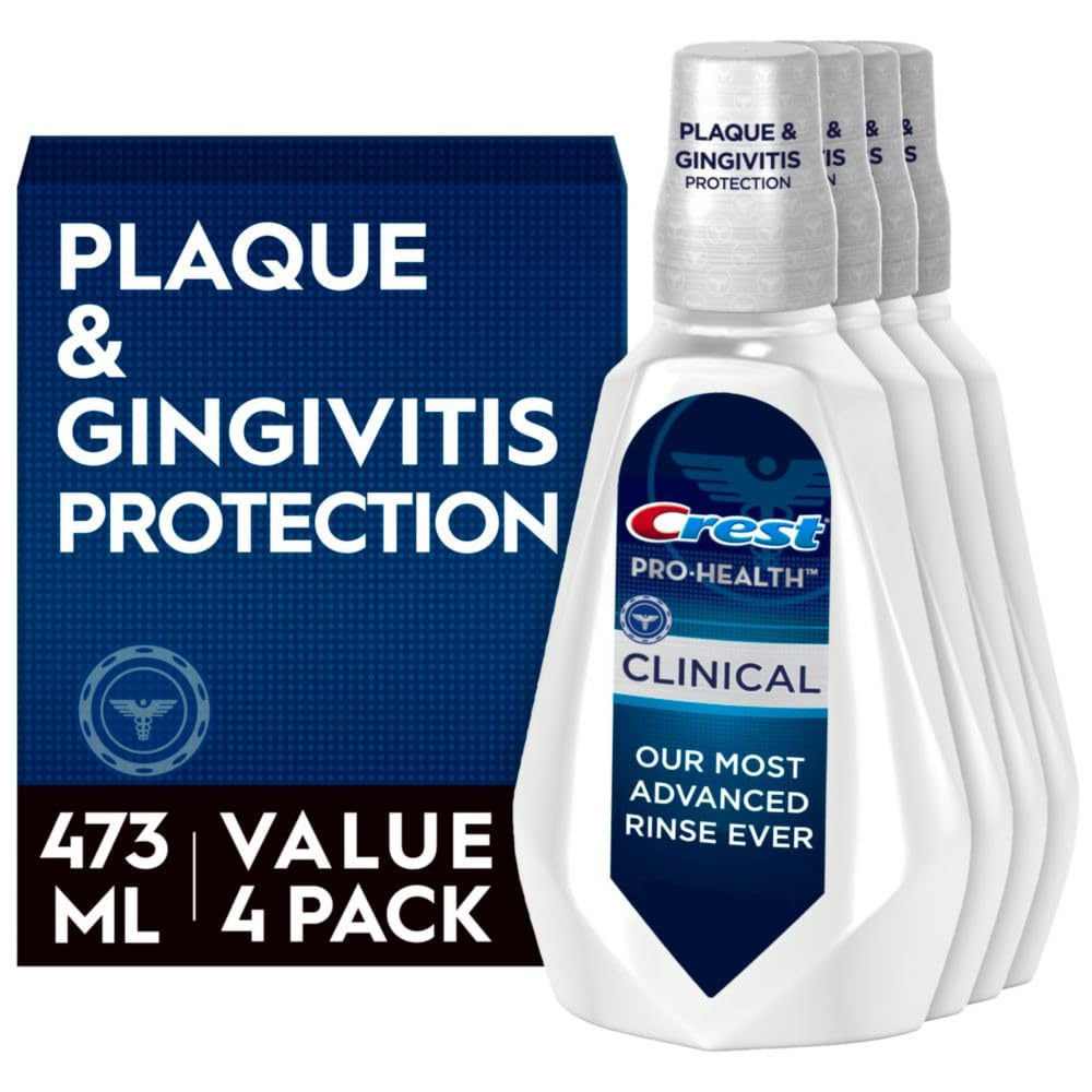 Crest Pro-Health Clinical Deep Clean Mint Oral Rinse 32 oz (Pack of 2)