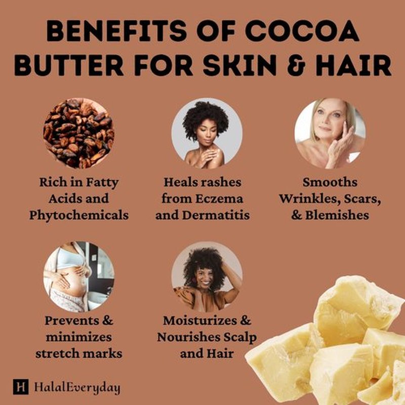 2 Lb Cocoa Butter: Pure, Raw, Unprocessed. Incredible Quality and Scent. Use for Lotion, Cream, Lip Balm, Oil, Stick, or Body Butter. NON-GMO By SaaQin®