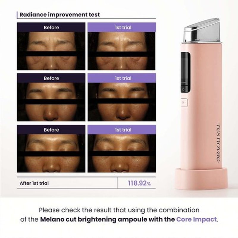 res novae Melano Cut Brightening Ampoule 1.01 fl.oz 30ml, Vitamin Facial Serum, Melanin Correcting by Niacinamide, Glutathione, Bisabolol, Radiance Face with Retinol