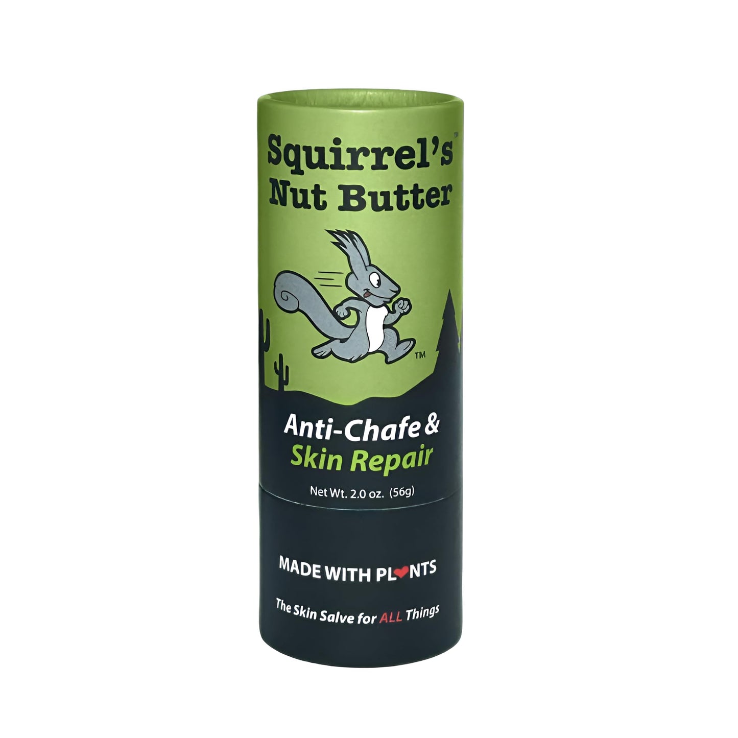 Squirrel's Nut Butter All Natural Anti Chafe Salve, Tub, 4.0oz