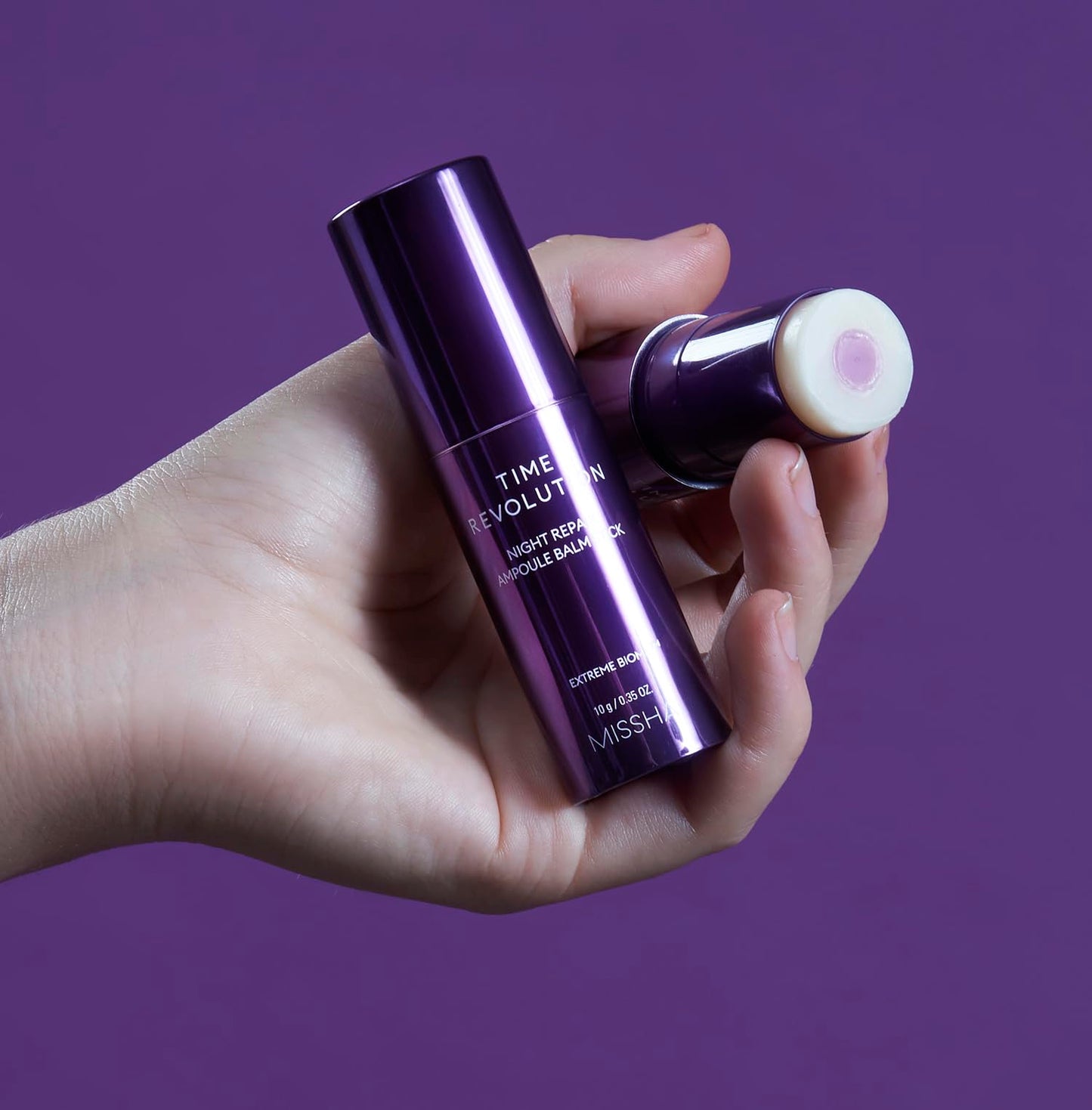 MISSHA Time Revolution Night Repair Ampoule Balm Stick - Defy Aging with the Power of Instant Wrinkle Care and Facial Rejuvenation