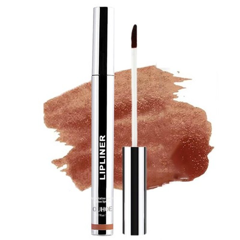 Timbersonic Lip Stain, Timbersonic Peel off Lip Stain, Timbersonic Peel off Lip Liner, Long Lasting Lip Stain Peel Off, Infused with Hyaluronic Acid & Vitamin E, For All Skin Type (#02-Dark Brown)
