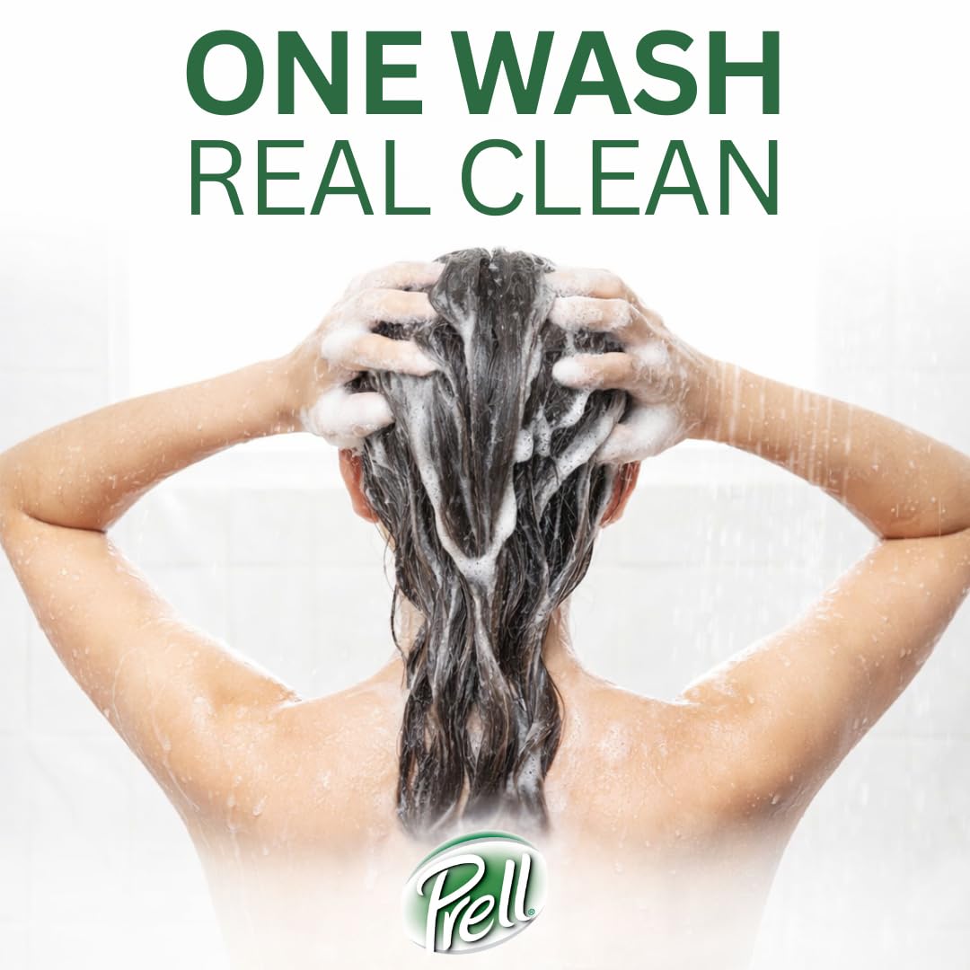 Prell Original Green Shampoo – Classic Clean Deep Cleansing Shampoo for Men & Women | 13.5 oz