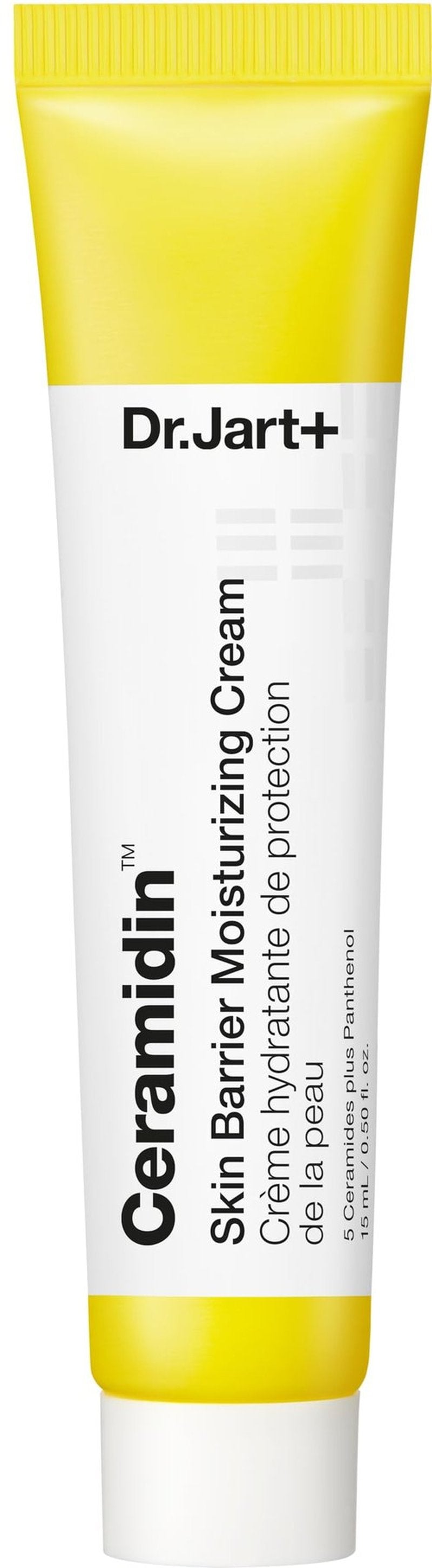 Dr.Jart+ Ceramidin Skin Barrier Face Cream Moisturizer For Dry Skin with Ceramides and Panthenol | Korean Skin Care, 0.5 Fl Oz
