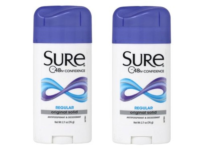 Sure Deodorant 2.6 Ounce Invisible Solid Regular (76ml) (2 Pack)