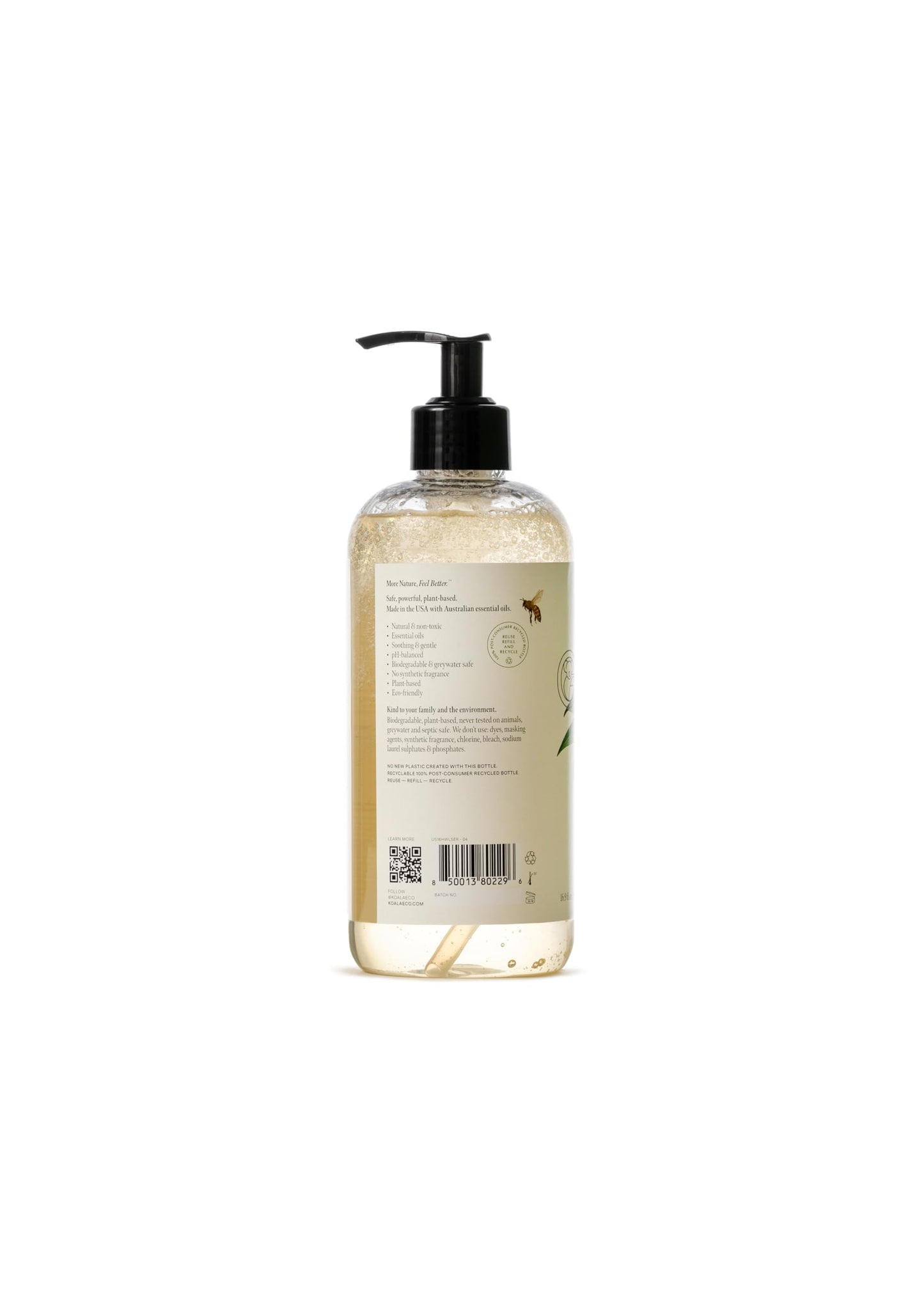 Koala Eco Hand Wash - with Australian Lemon Scented Eucalyptus & Rosemary Essential Oil - 24oz