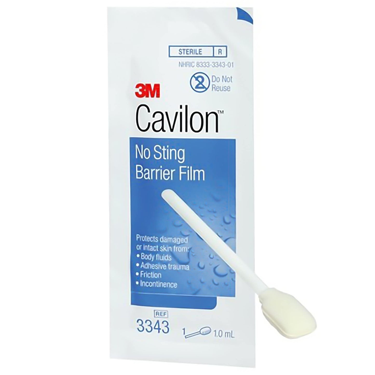 3M Cavilon No Sting Skin Barrier Applicator 1 mL Sterile 3343, 25 Ct