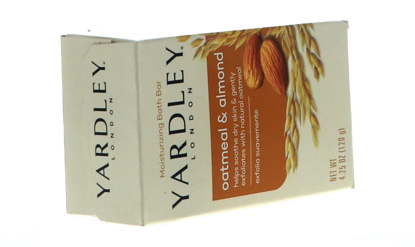 Yardley Oatmeal and Almond Naturally Moisturizing Bath Bar (Pack of 20)