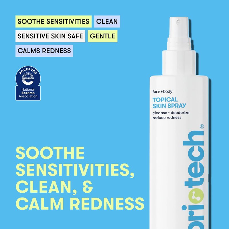 BRIOTECH Topical Skin Spray, Hypochlorous Acid for Sensitive Skin, HOCl Facial Mist, Full Body Support Against Irritation, Calm Redness, Soothe Foot & Scalp, 1 Gallon Refill (2 Pack)