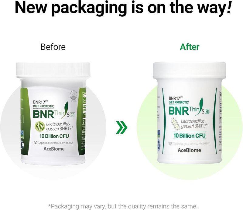 Lactobacillus Gasseri BNR17 Probiotic - 10 Billion CFU, 30 Capsules for Digestive Health