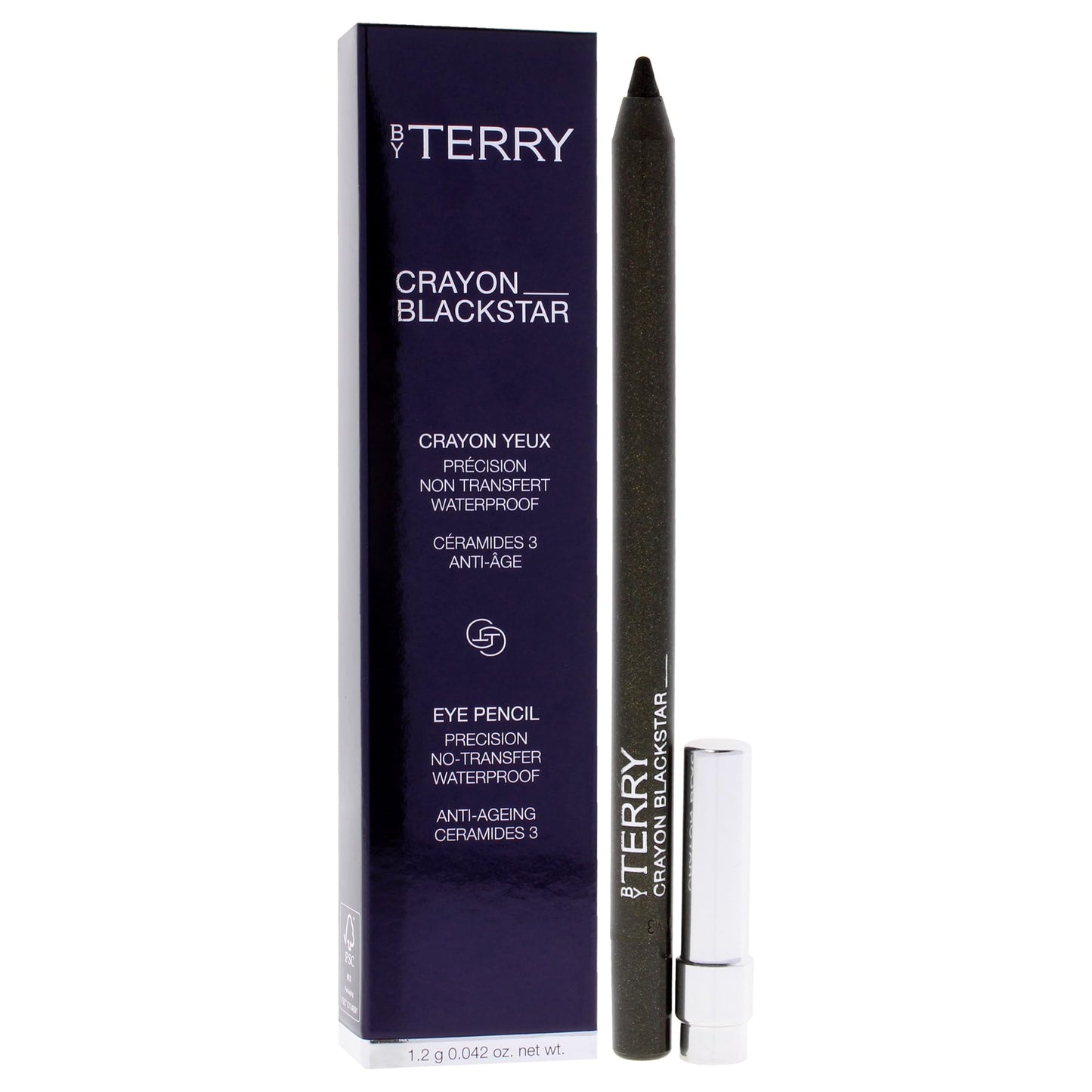 By Terry Eyeliner Crayon Blackstar, Long-lasting Waterproof Eyeliner Pencil, Highly Pigmented, Creamy Formula, Bronze Generation, 0.04 Fl oz