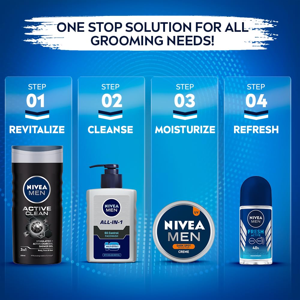 Nivea Men Oil Control All In One Face Wash - 150ml