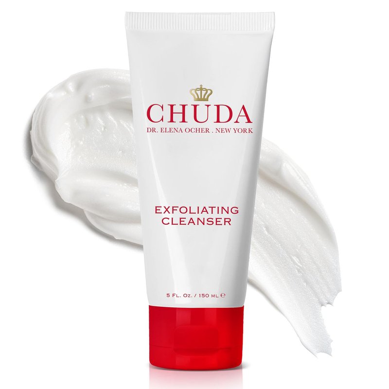 CHUDA Exfoliating Cleanser - Deep Cleansing Hydrating Face Wash | Anti-Aging Formula, 150ml for All Skin Types