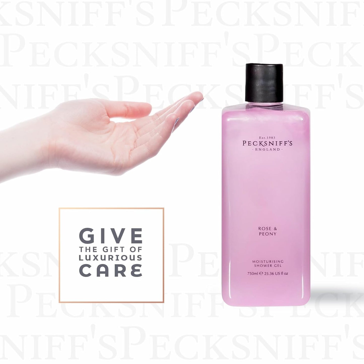 Sandalwood & Vanilla Shower Gel 750ml - Pecksniff's Classic Moisturizing Formula