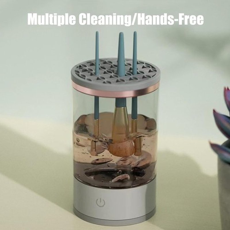 The Cozy Luna-The Cozy Luna Brush Cleaner,Cozy Luna Makeup Brush Cleaner,Make Up Brushes Cleaner Cozy Luna,Cosmetic Brush Cleaner,Brush Cleaner (White,Plug-in)
