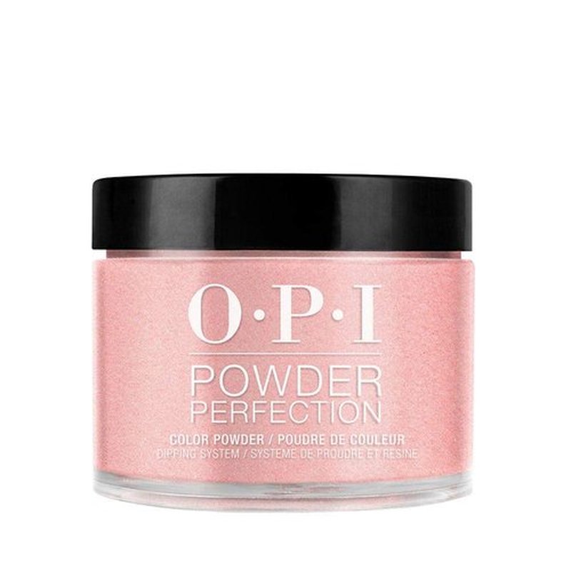 OPI Powder Perfection Cozu-melted in the Sun | Sheer Soft Pink Shimmer Nail Dipping Powder | Acrylic Alternative
