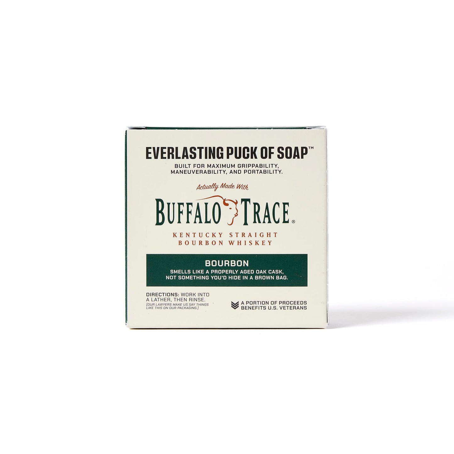 Duke Cannon Supply Co. Bar Soap Puck - Men's Rounded Bar Soap with Masculine Scents - Disc-Shaped Mens Soap - Hydrating & Deep Cleaning - All Skin Types - Bourbon, 6 Pack - 5 oz