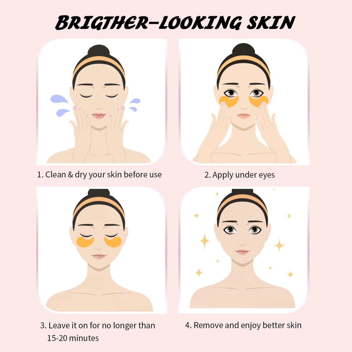 Onespring Eye Masks (36 Pairs) - Caffeine, Retinol, 24K Gold for Puffiness, Dark Circle, Wrinkles, Fine Lines - Firming Eye Gel Pads, Great for Holiday Gifts and Personal Use