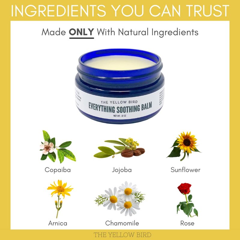 Everything Soothing Multi-Purpose Skin Balm - Arnica, Chamomile & Copaiba | 2 Oz