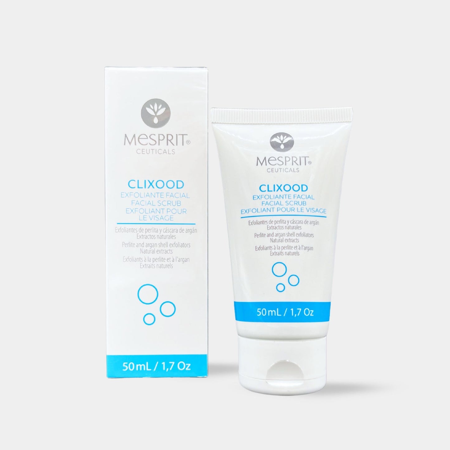 Clixood - Exfoliating Facial Scrub with Nutrient-Rich Natural Extracts | Face Scrubber for Women for a Youthful, Radiant Look - 1.17 fl oz