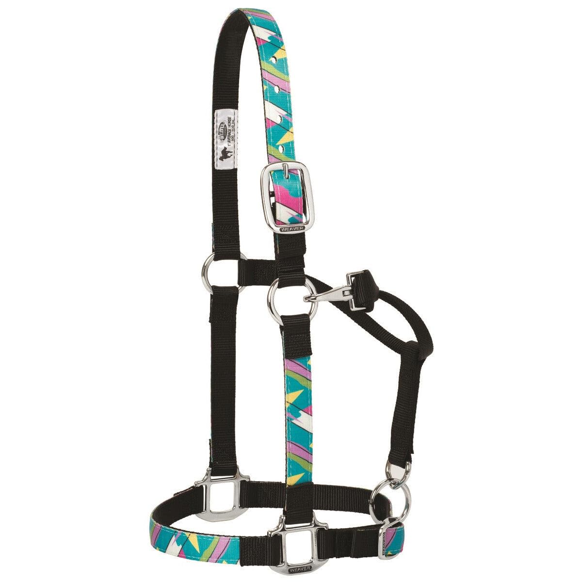 Weaver Leather Adjustable Patterned Nylon Horse Halter