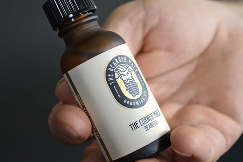 Bearded Mack Premium Beard Oil - The Corner Mack - Citrus Cologne - Softens Beard, Removes Beard Itch & Promotes Healthy Beard Growth - Handcrafted in the USA, 1 oz