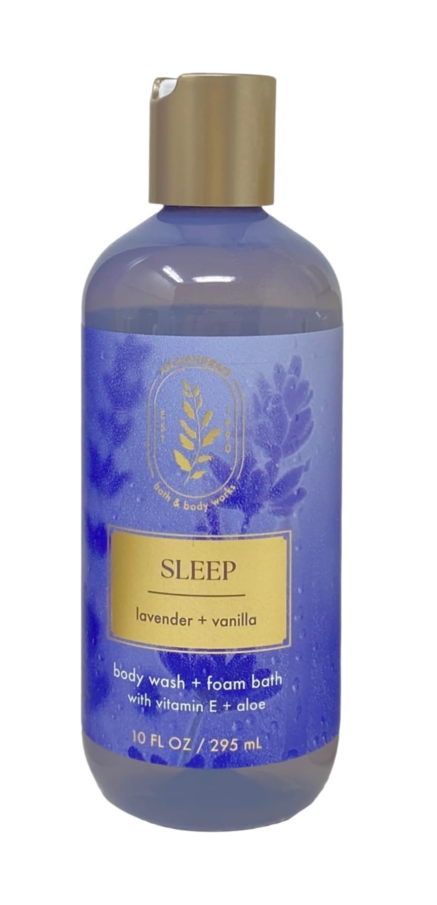 Bath & Body Works Aromatherapy Sleep Lavender + Vanilla 3 Body Wash & Foam Bath with a Lavender Dream Bar Soap