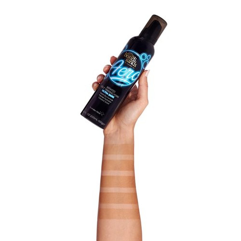 Bondi Sands Aero Self Tanning Foam | Lightweight + Fast-Drying Aerosol Formula Gives Skin a Hydrated, Long-Lasting Bronzed Glow | Ultra Dark, 7.61 Oz/225 mL