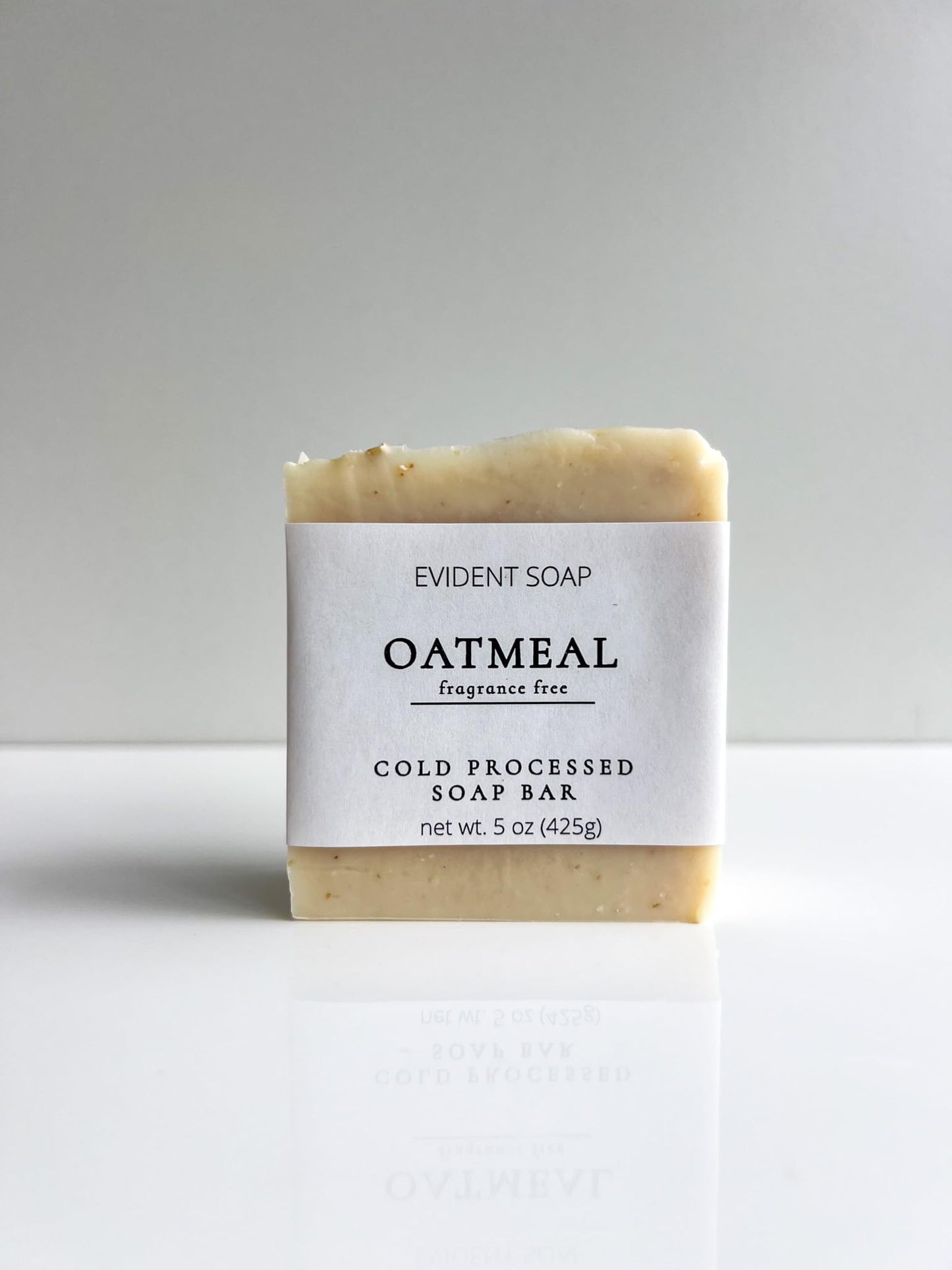 Oatmeal Soap Bar – Fragrance Free Cold Process Soap – Gentle Cleanse, made with Shea Butter & Olive Oil – Handmade Small-Batch Face & Body Bar, made with collodial oatmeal