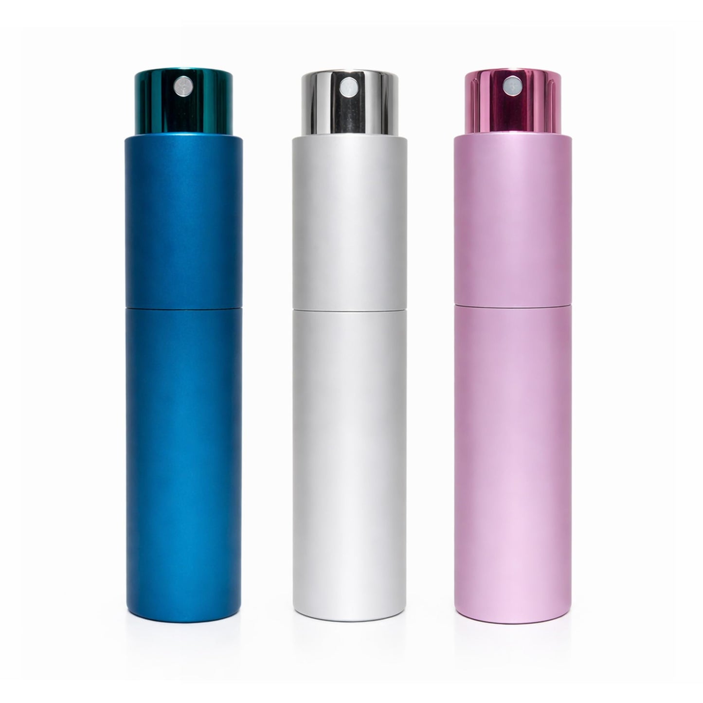 Huizata Travel Perfume Bottle Refillable 10ml 3-Pack Twist Up Cologne Atomizer