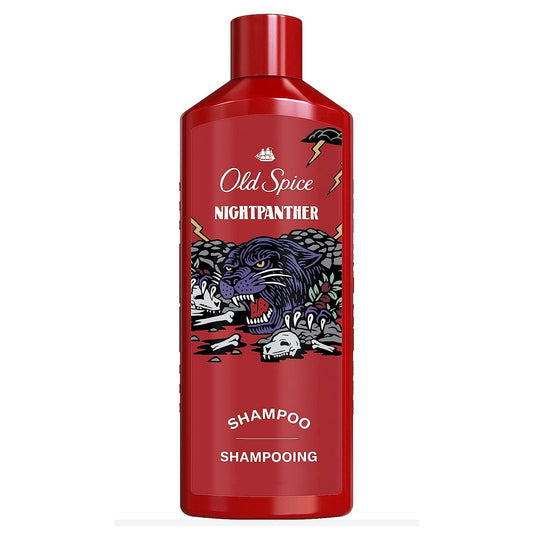Old Spice Nightpanther Shampoo for Men, 13.5 Fl Oz Each (Pack of 6)