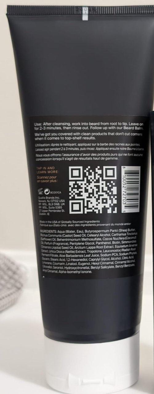Scotch Porter Hydrate & Nourish Beard Conditioner – Long-Lasting Moisture Helps Strengthen, Reduce Frizz & Promote Healthy Hair Growth for Dull, Dry, Coarse Beards – Original Scent, 7.1 oz. Bottle