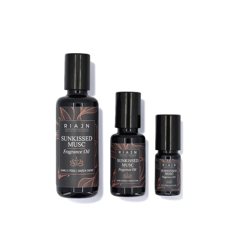 Sunkissed Musc Fragrance Oil - Long-Lasting Roll-On Perfume | Unisex Tropical Summer Scent | Alcohol-Free & Non-Irritating