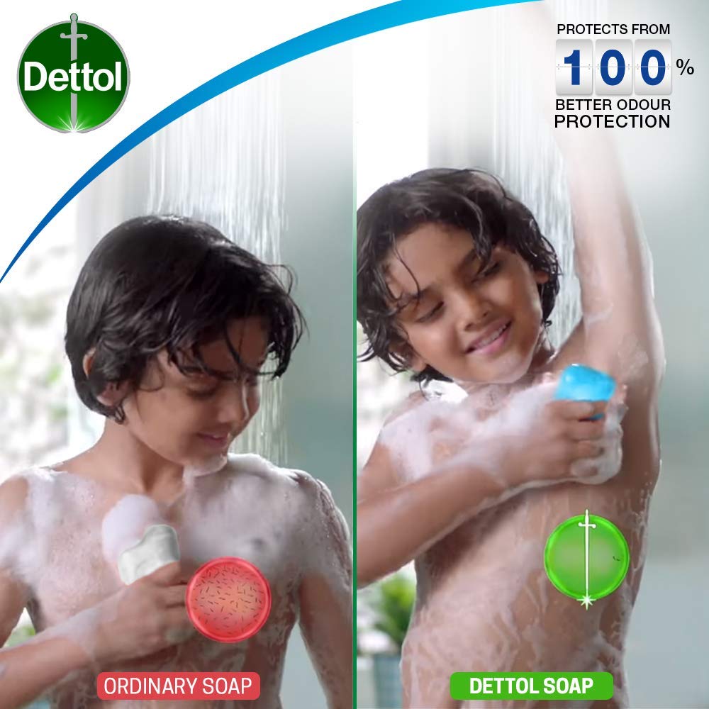 Dettol Cool Soap, 125g (Pack of 4)