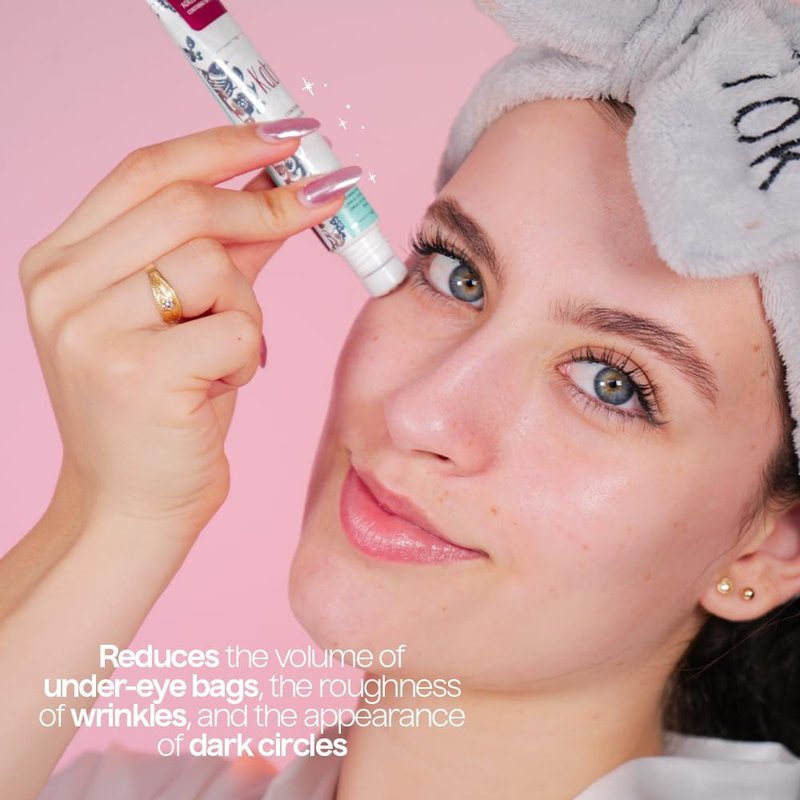 D'Luchi Under Eye Cream for Dark Circles & Puffiness | Anti-Aging Hydration, Gentle for All Skin Types - 0.5 Oz