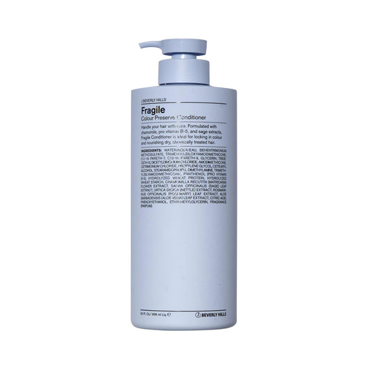 J Beverly Hills Blue Fragile Colour Preserve Conditioner with Chamomile for Split Ends, (3 Oz, 12 Oz, 32 Oz)