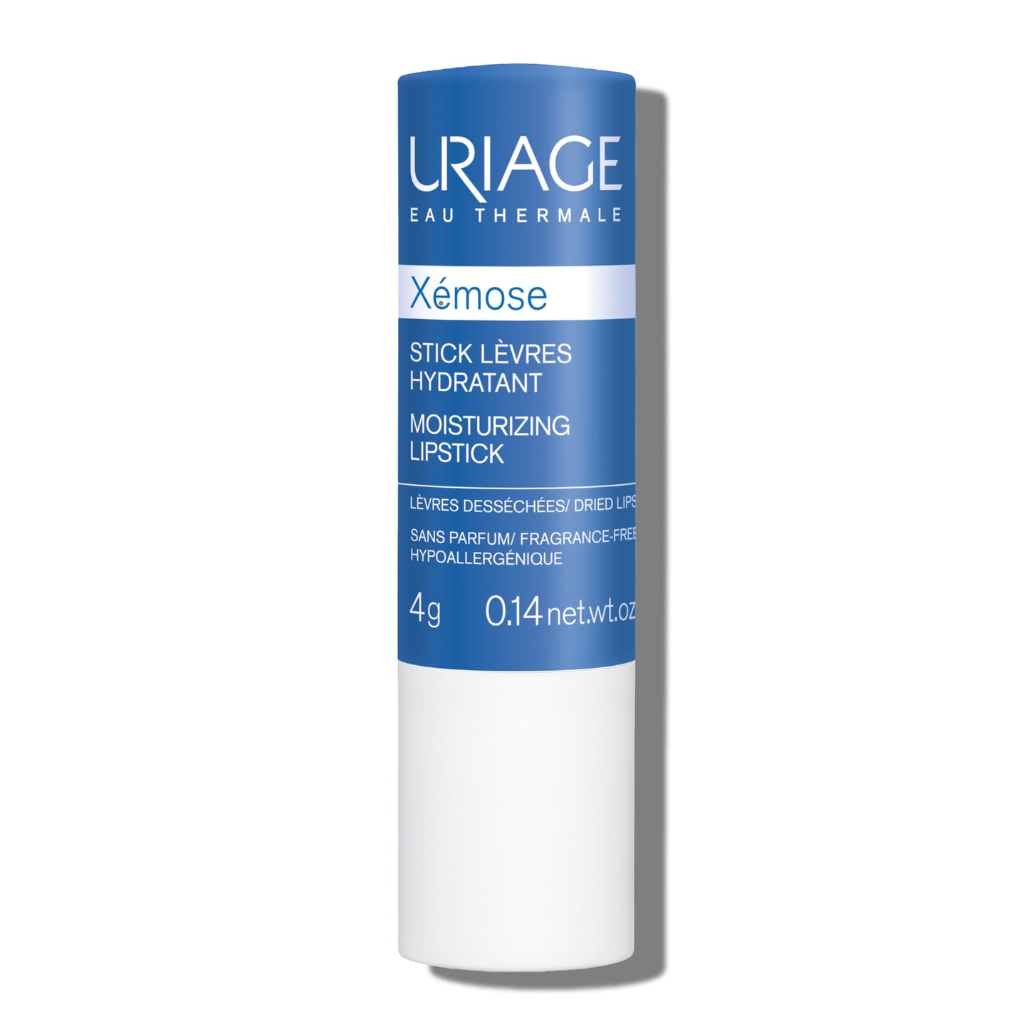 Uriage Xémose Lip Balm With Hyaluronic Acid + Shea Butter + Vitamin C, Ultra-Soft Soothing Stick For Dry, Sensitive Chapped Lips, Intense Hydration Lip Care, Fragrance-Free