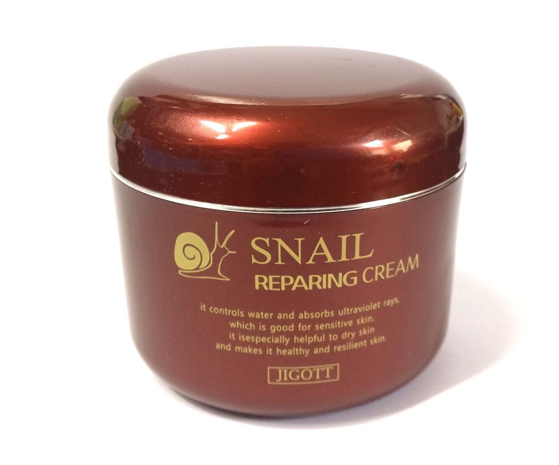 [JIGOTT] Snail Repairing Cream 100ml / snail secretion,moisturizing/Korean Cosmetics (1EA)