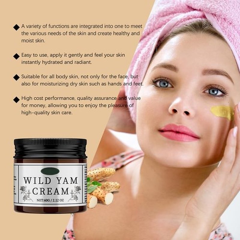 Generic Wild Yam Cream, Organic Wild Yam Cream All Natural Deep Moisturization (1Pcs/60g)