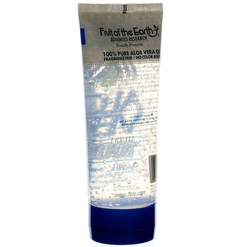 Fruit of the Earth Aloe Vera 100% Gel 6 oz (Pack of 2)
